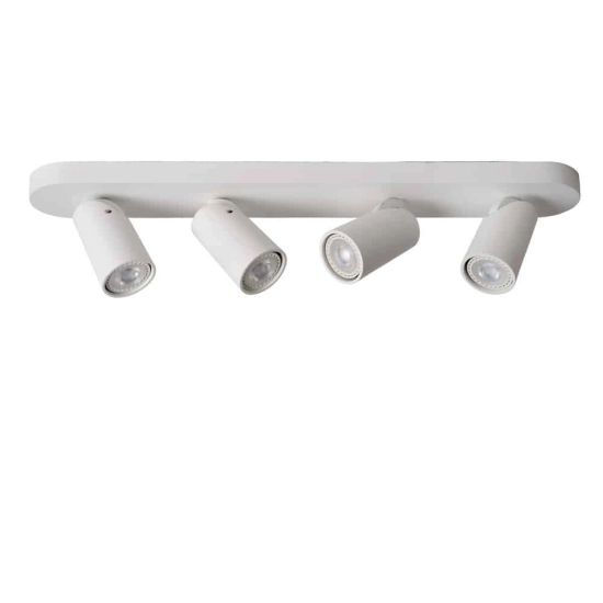Plafon XYRUS GU10 4x5W 2200K/3000K biały 23954/21/31 Lucide - zdjęcie dodatkowe 1